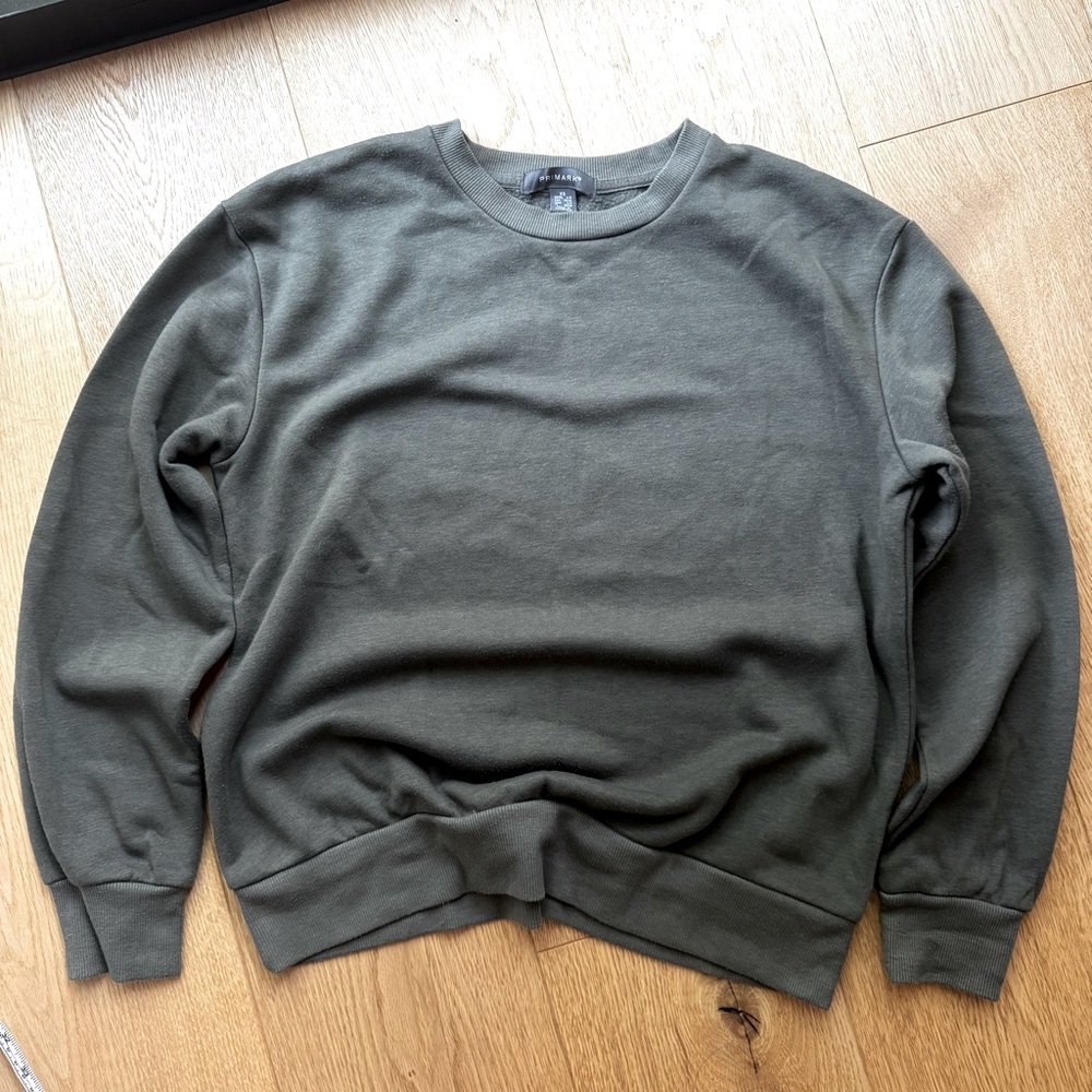 Primark Green Crewneck Sweatshirt -XS